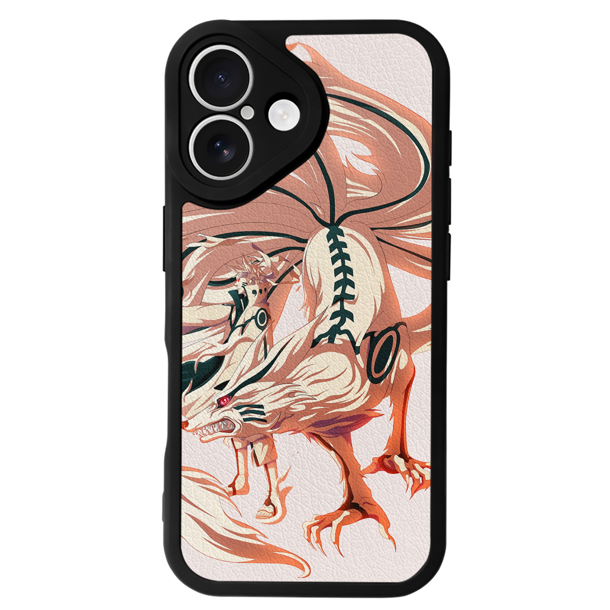 （画像用） NARUTO -ナルト- NARUTO -ナルト- 疾風伝 【iPhone 16シリーズ対応】シリコンスマホケース（レザー調） 材質：シリコン